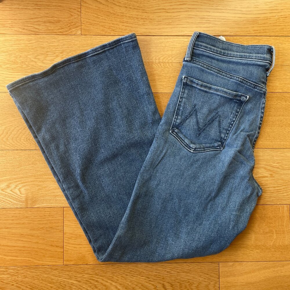 MOTHER Blue Flare & Wide Leg Jeans